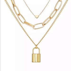 Lock Pendant Necklace